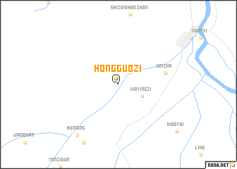 map of Hongguozi