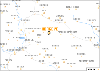 map of Honggye