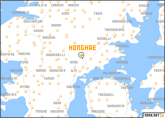 map of Honghae