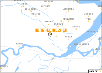 map of Hongheqiaozhen