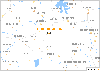 map of Honghualing
