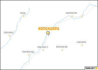 map of Honghuapu