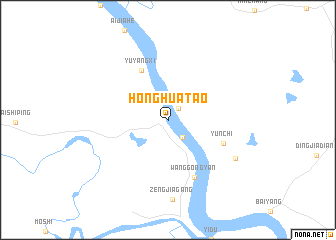 map of Honghuatao