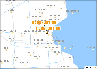 map of Honghuatian