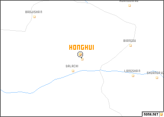 map of Honghui