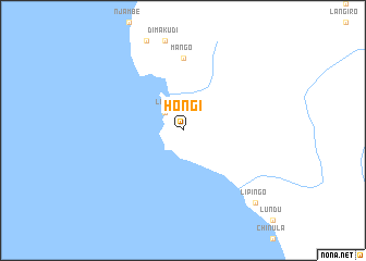 map of Hongi