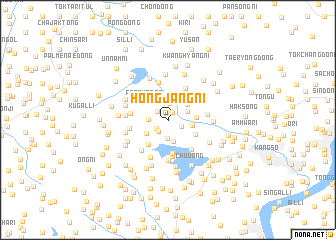 map of Hongjang-ni