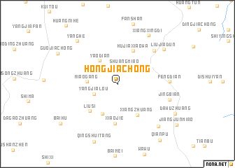 map of Hongjiachong