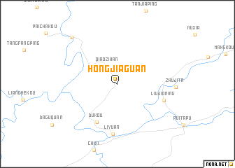 map of Hongjiaguan