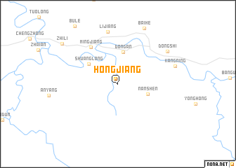 map of Hongjiang