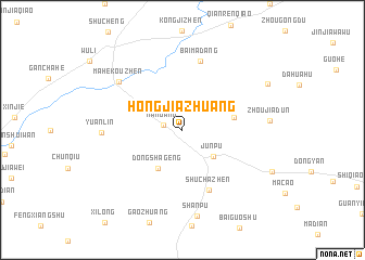 map of Hongjiazhuang