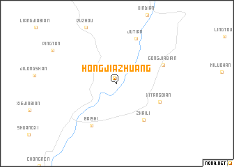 map of Hongjiazhuang