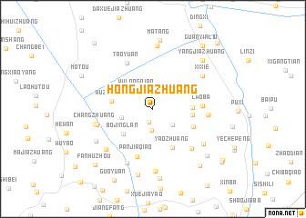 map of Hongjiazhuang