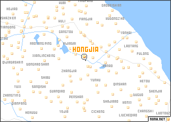 map of Hongjia