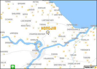 map of Hongjia