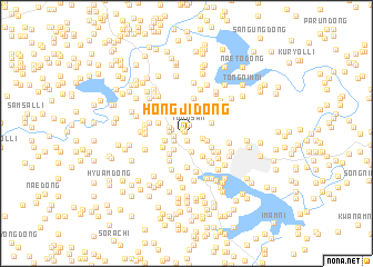 map of Hongji-dong