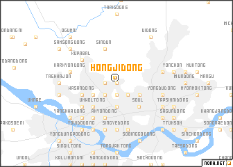 map of Hongji-dong