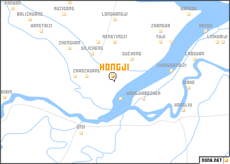 map of Hongji