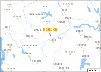 map of Hongke