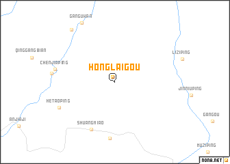 map of Honglaigou