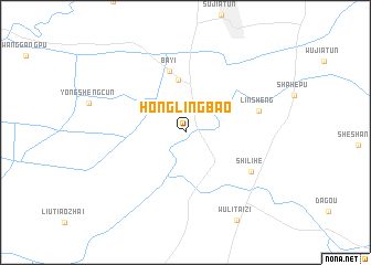 map of Honglingbao