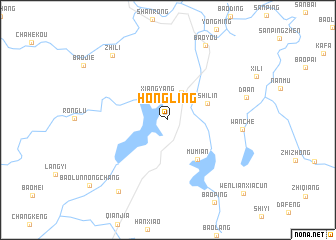 map of Hongling