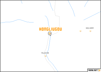 map of Hongliugou