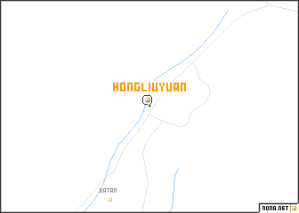 map of Hongliuyuan