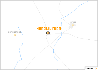 map of Hongliuyuan