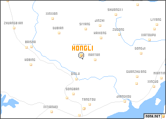 map of Hongli