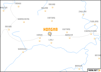 map of Hongma