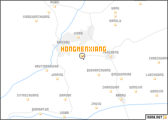 map of Hongmenxiang