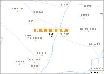 map of Hongmiaoniangjia