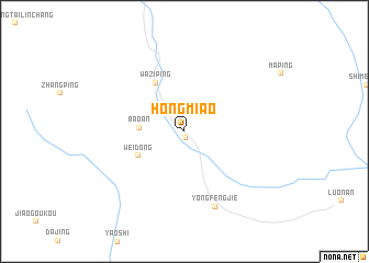 map of Hongmiao