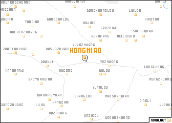 map of Hongmiao