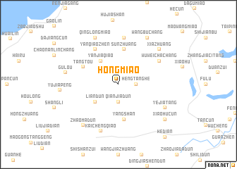 map of Hongmiao