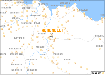 map of Hongmul-li