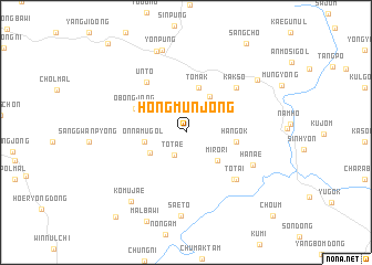 map of Hongmunjŏng