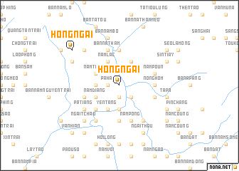 map of Hong Ngài