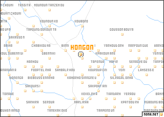map of Hongon