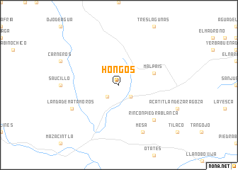 map of Hongos
