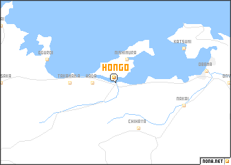 map of Hongō