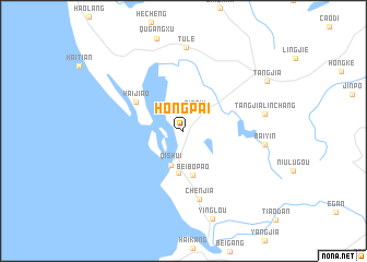 map of Hongpai