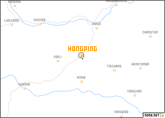 map of Hongping