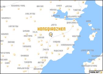 map of Hongqiaozhen