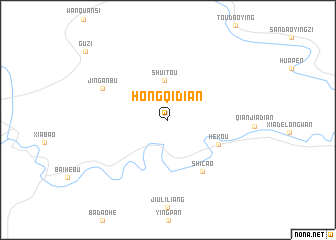 map of Hongqidian