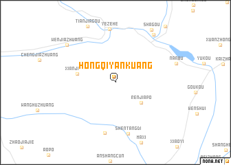 map of Hongqiyankuang