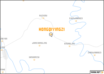 map of Hongqiyingzi