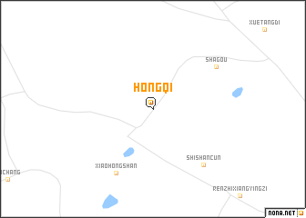 map of Hongqi