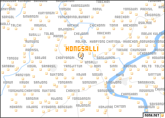 map of Hongsal-li